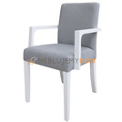 Krzesło WĄSKIE z drewnianymi podłokietnikami 84 cm