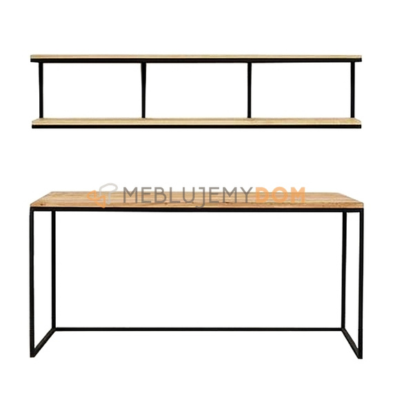 Biurko KENNET z półką