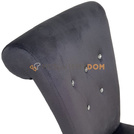 Krzesło TIZIANO z kryształkami i pinezkami 100 cm