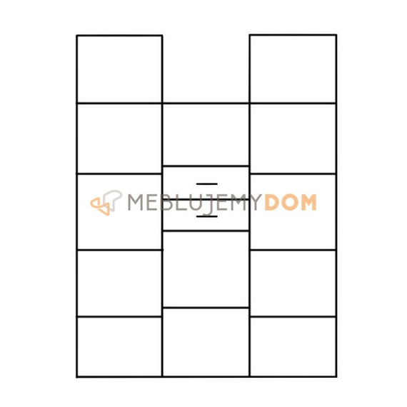 Szafa z witryną LARGO