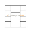 Komoda 2-drzwiowa DALLAS