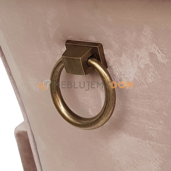 Krzesło TIZIANO z kryształkami, kołatką i podłokietnikami 100 cm