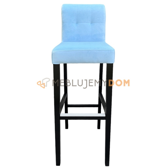 Hoker WĄSKI PIK z wałkiem, złotymi pinezkami i kołatką 116 cm