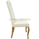 Krzesło LUDWIK PIK z guzikami i lamówką 110 cm