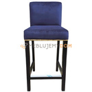 Hoker WĄSKI ze złotymi pinezkami i kołatką 91 cm