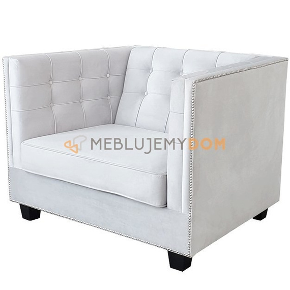 Fotel MADLEN z pinezkami