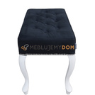 Puf LUDWIK PIK z guzikami i pinezkami 60 x 35 cm