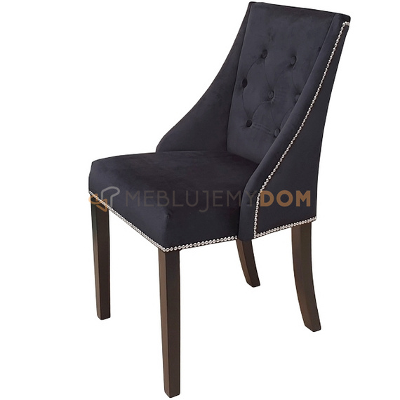 Krzesło DAISY PIK z guzikami, pinezkami i kołatką 87 cm