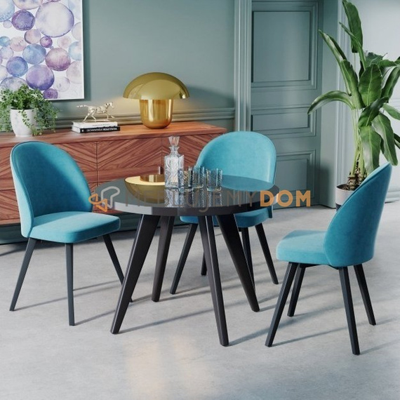 Stół okrągły KIRSTEN Fornir Ø 100 cm