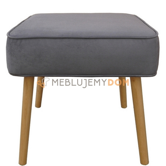 Puf JUDITH z lamówką 50 x 50 cm