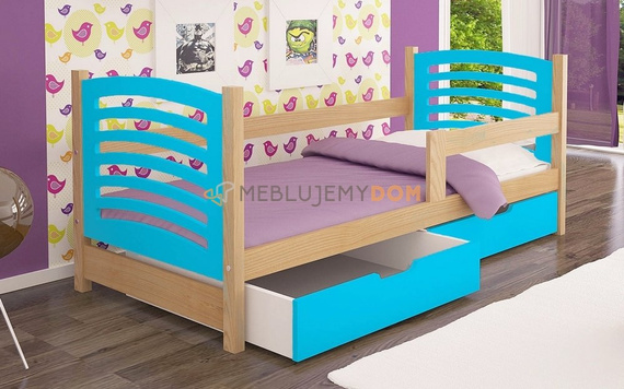 Łóżko BRIAN z barierką