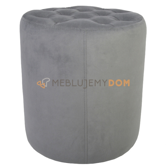 Puf OKRĄGŁY PIK z guzikami Ø 40 cm