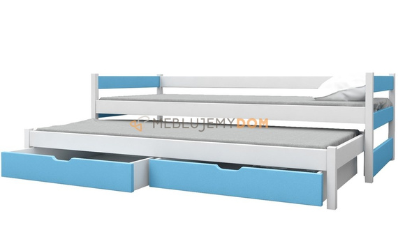 Łóżko 2-osobowe SUZI z materacem