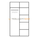 Szafa 2-drzwiowa LARGO