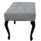 Puf LUDWIK PIK Kwadrat z kryształkami 50 x 40 cm