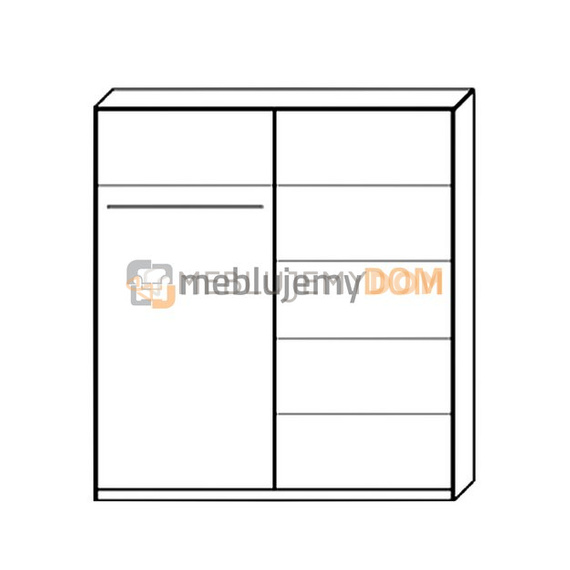 Szafa przesuwna TOKIO