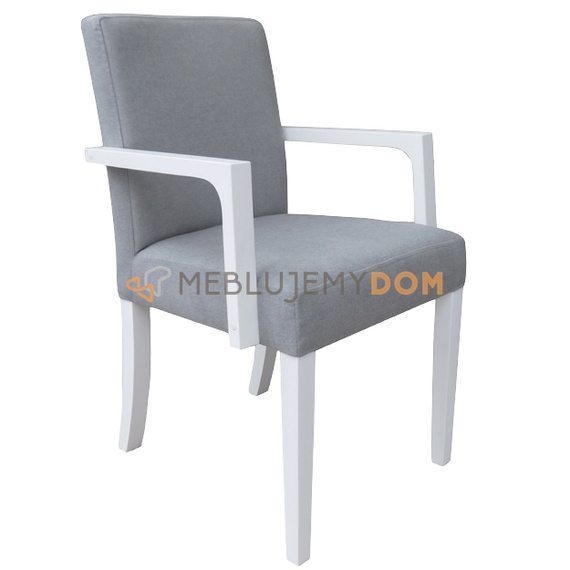 Krzesło WĄSKIE z drewnianymi podłokietnikami 84 cm