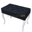 Puf LUDWIK PIK z guzikami i pinezkami 60 x 35 cm