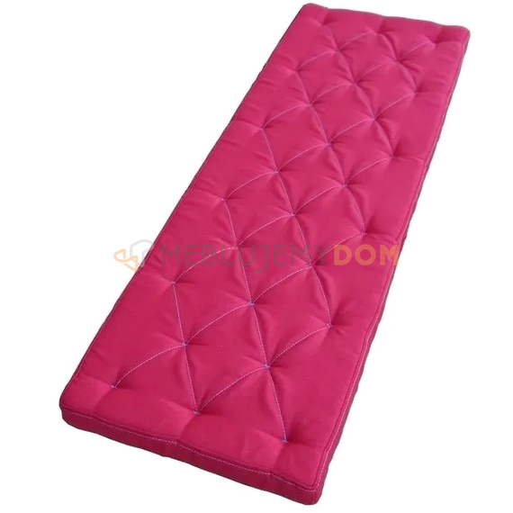 Poduszka na siedzisko SOFT PIK z kontrastową nicią 125 x 42 cm