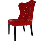 Krzesło MATEO PIK z kryształkami, pinezkami i kołatką 106 cm