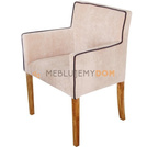 Fotel WĄSKI z lamówką 84 cm