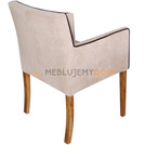 Fotel WĄSKI z lamówką 84 cm