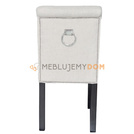 Krzesło SELENA z guzikami, pinezkami i kołatką 87 cm