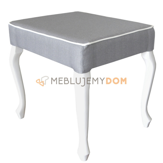 Puf LUDWIK z lamówką 50 x 40 cm