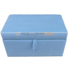 Puf COFFER z lamówką 97 x 50 cm