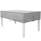 Puf PROSTY z lamówką i kołatkami 97 x 50 cm