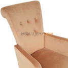 Krzesło TIZIANO z pinezkami, kołatką i podłokietnikami 100 cm