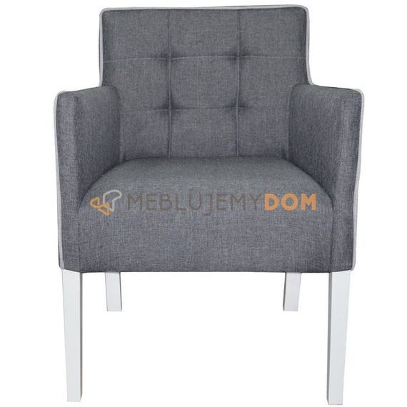 Fotel PROSTY PIK Kwadrat z lamówką 84 cm