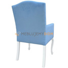 Fotel LUDWIK PIK z kryształkami 101 cm