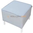 Puf PEŁNY z lamówką 50 x 50 cm