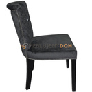 Krzesło MICHELLE z kryształkami, pinezkami i kołatką 87 cm