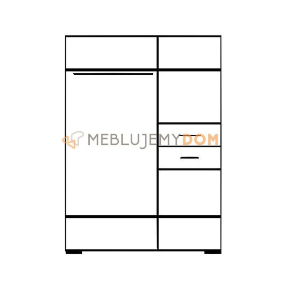 Szafa z szufladami MAYA
