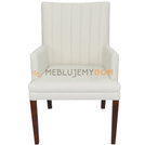 Fotel EDGAR WĄSKI PIK z pionowymi przeszyciami 98 cm