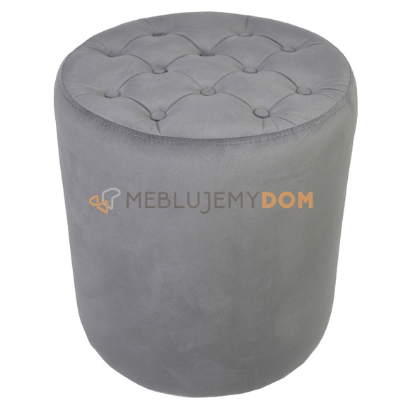 Puf OKRĄGŁY PIK z guzikami Ø 40 cm