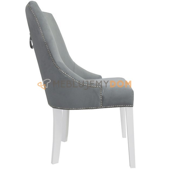 Krzesło DAFFY z pinezkami i kołatką 98 cm