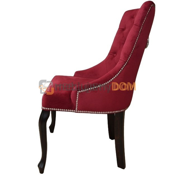 Krzesło DAFFY LUDWIK PIK z pinezkami i kołatką 98 cm