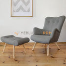 Zestaw USZAK MIO fotel z podnóżkiem