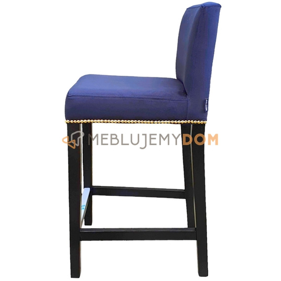 Hoker WĄSKI ze złotymi pinezkami i kołatką 91 cm