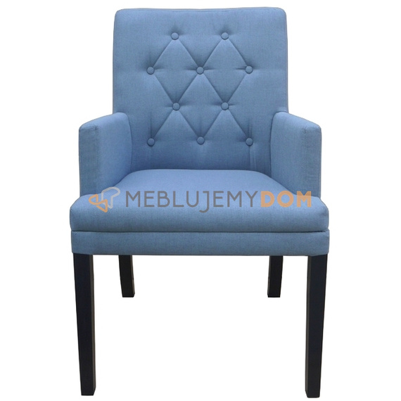 Fotel EDGAR WĄSKI PIK z guzikami 98 cm