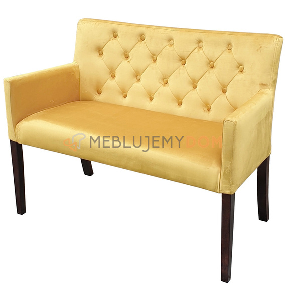 Ławka VICKY PIK z guzikami 84 cm