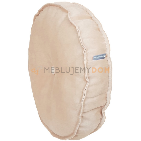 Poduszka dekoracyjna OKRĄGŁA PIK z guzikiem Ø 40 cm