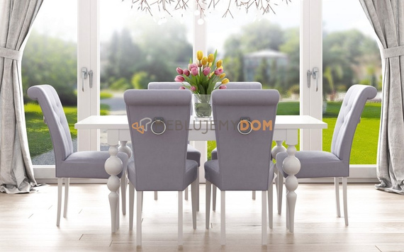 Zestaw do jadalni ADEMAR + MARCELO kryształki i kołatka