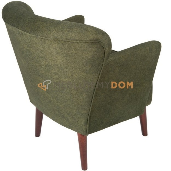 Fotel KLUBOWY z podłokietnikami 80 cm