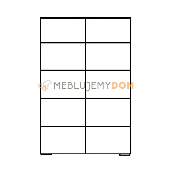 Szafka z regałem MAYA