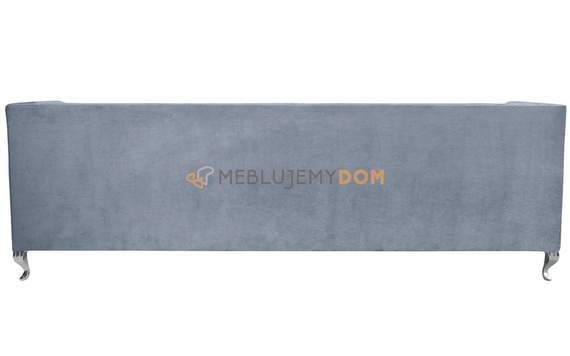 Sofa AMARO z wałkami i pinezkami 3-osobowa