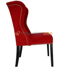 Krzesło MATEO PIK z kryształkami, pinezkami i kołatką 106 cm